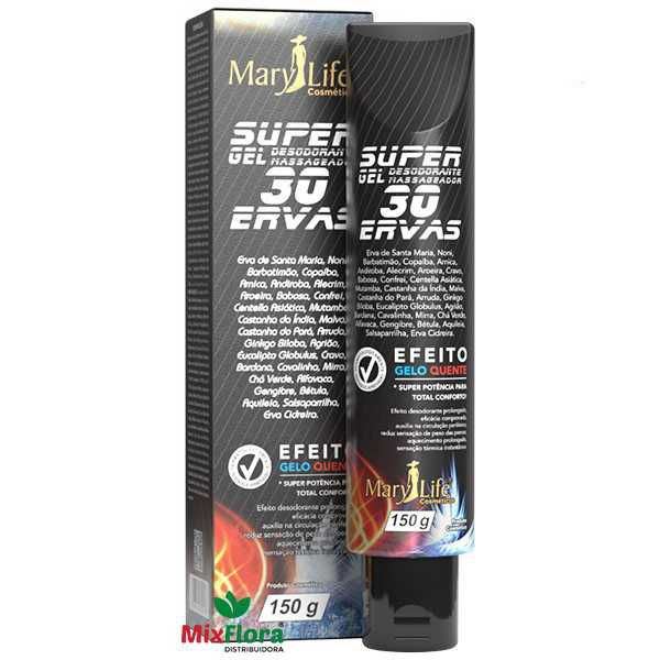 GEL DE MASSAGEM SUPER 30 ERVAS MARY LIFE BIO INSTINTO 150G
