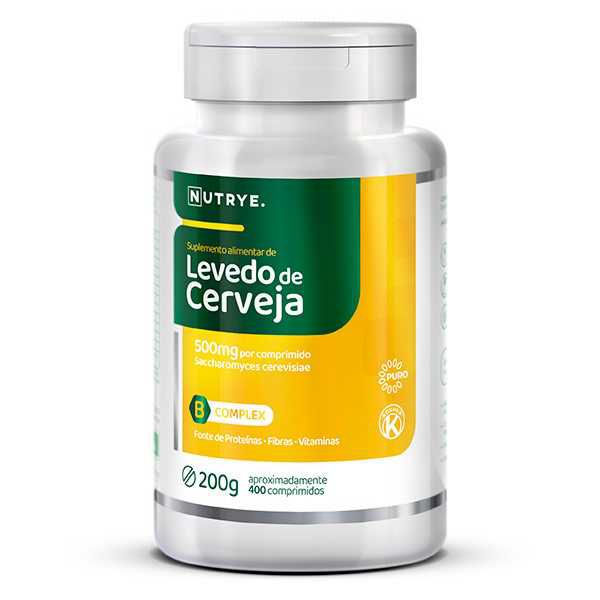 LEVEDO DE CERVEJA NUTRYE 500MG 400 COMPRIMIDOS 200G