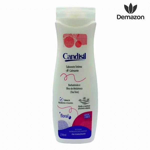 SABONETE INTIMO CANDISIL FLORAL DEMAZON 230ML