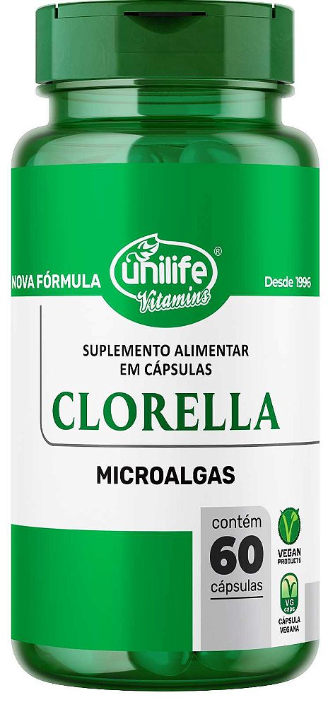 CHLORELLA UNILIFE 500MG 60 CAPSULAS