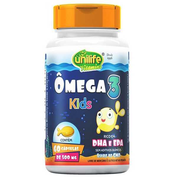 OMEGA 3 KIDS UNILIFE 500MG 60 CAPSULAS