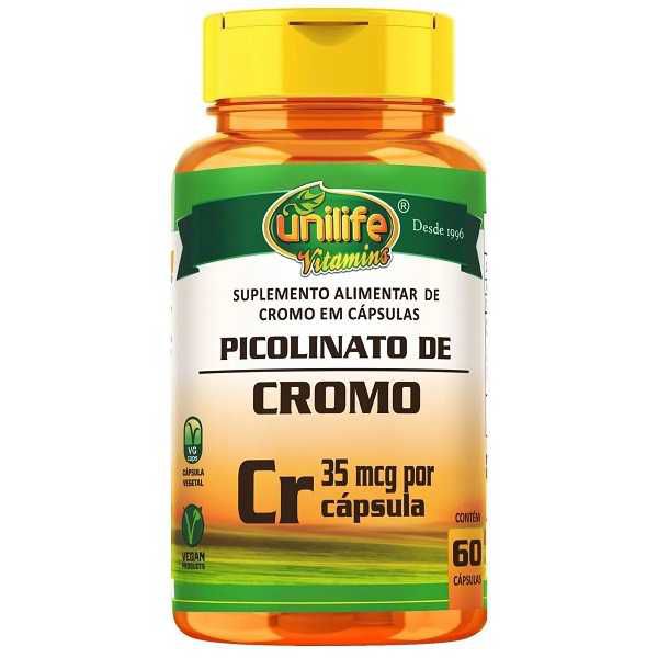PICOLINATO DE CROMO UNILIFE 500 MG 60 CAPSULAS