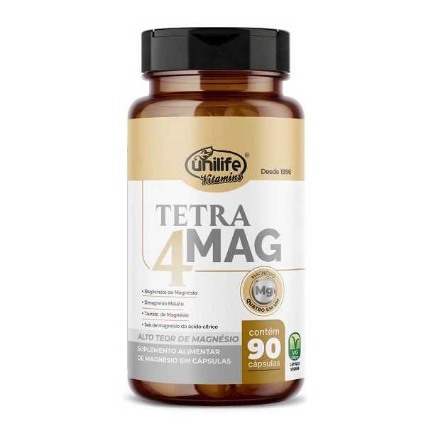 TETRA 4 MAG UNILIFE 710MG 90 CAPSULAS