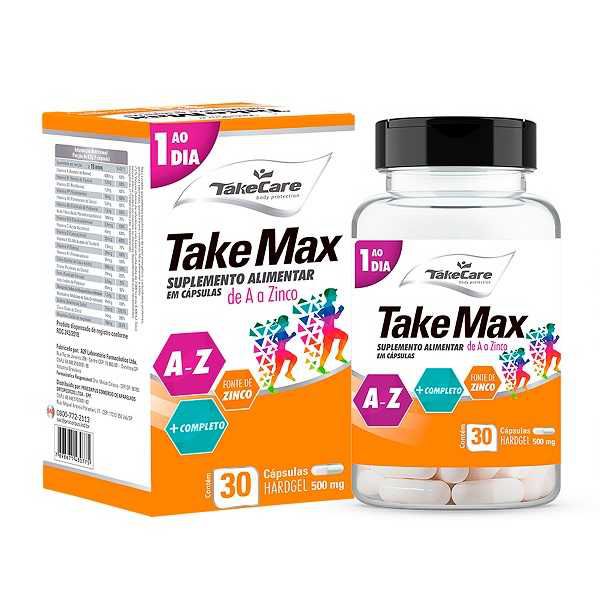 TAKE MAX A a Z TAKE CARE 500MG 30 CAPSULAS
