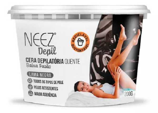 CERA QUENTE NEGRA 200GR NEEZ DEPIL