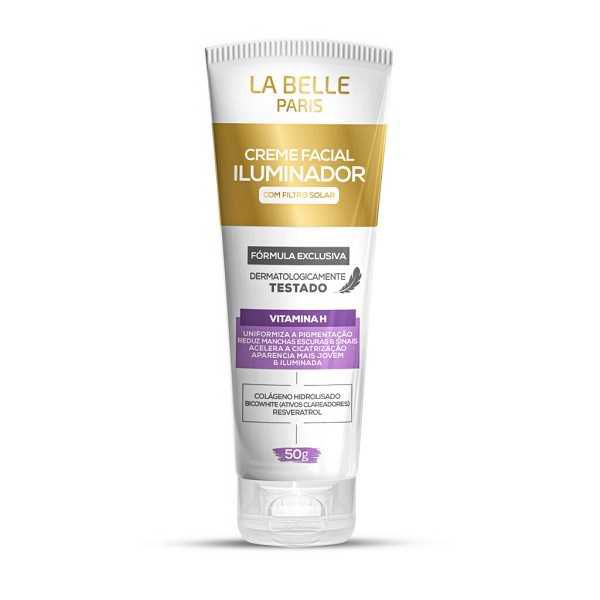 CREME FACIAL ILUMINADOR FILTRO SOLAR LA BELLE PARIS 50G