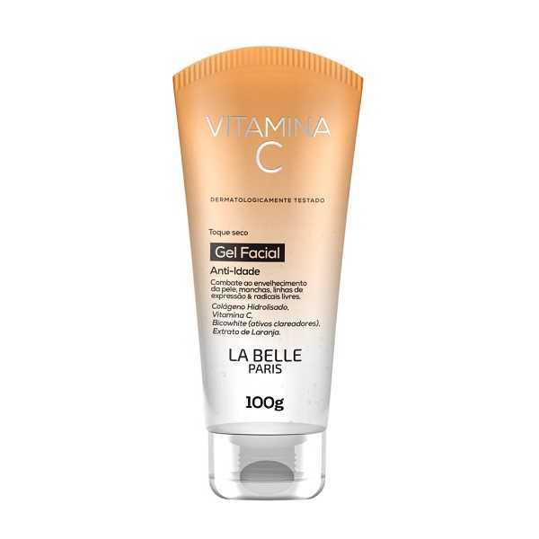 GEL FACIAL ANTIOX VITAMINA C TOQUE SECO LA BELLE 100G