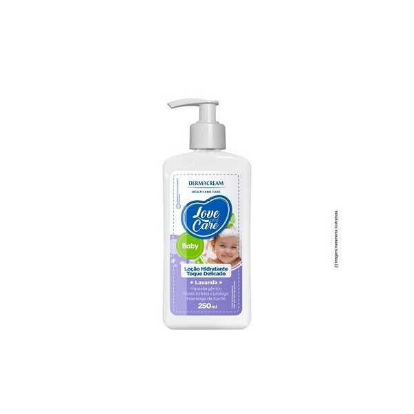 LOCAO HIDRADANTE TOQUE DELICADO LOVE AND CARE BABY  DERMACREAM 250ML