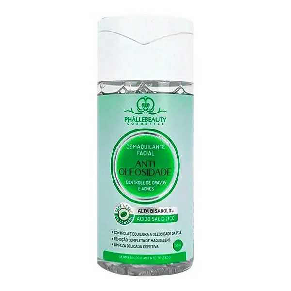 DEMAQUILANTE ANTIOLEOSIDADE  PHALLEBEAUTY 150ML