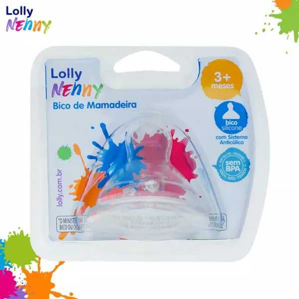 BICO DE MAMADEIRA LOLLY NENNY ORTODÔNTICA N°2 (+3 MESES) RE. 0068-01