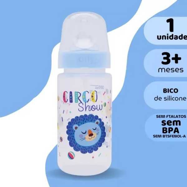 MAMADEIRA LOLLY NENNY BIG TIPO REDONDA 300ML AZUL REF. 11365-01