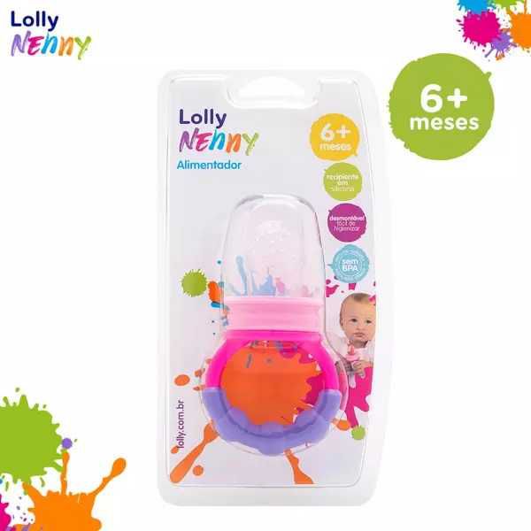 ALIMENTADOR DE SILICONE LOLLY NENNY ROSA REF. 7360-01 F