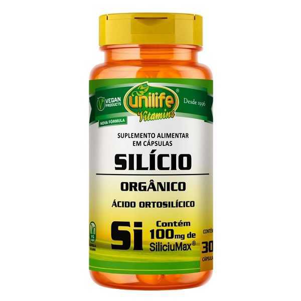 SILÍCIO ORGÂNICO UNILIFE 30 CÁPSULAS