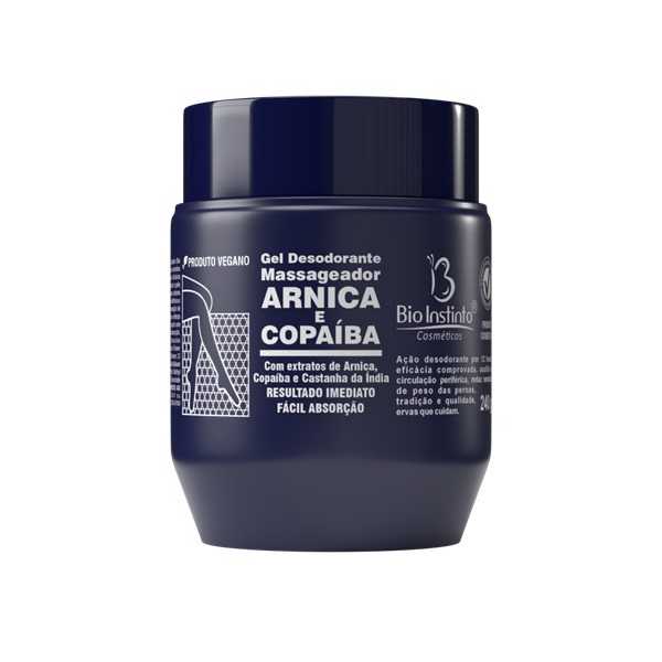 GEL DES. MASSAGEADOR ARNICA E COPAIBA 240G CX/12 - BIO INSTINTO