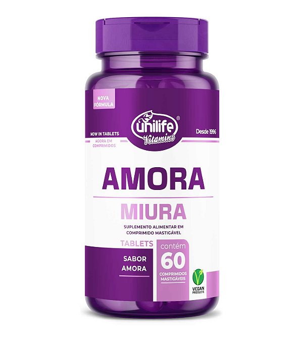 AMORA COMP. MAST.+VIT E, D e B12 1000MG 60 COMP CX/48 - UNILIFE