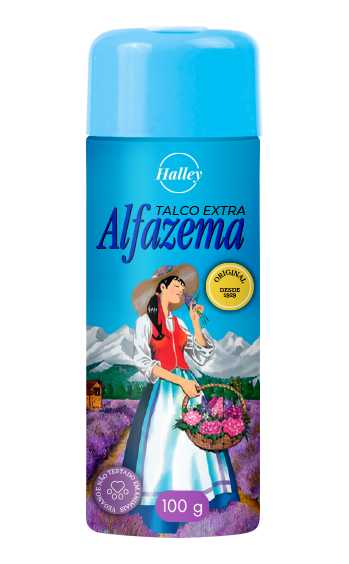 TALCO ALFAZEMA HALLEY 100G CX/12 - LABATE