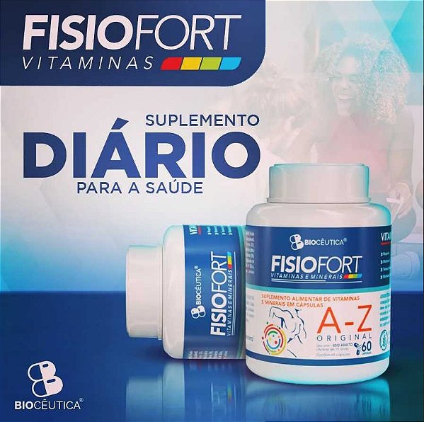 FISIOFORT A-Z 60 CAPS CX/12 - BIOCEUTICA