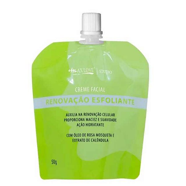 POUCH CREME FACIAL RENO ESFOLIANTE 50G - MAX LOVE