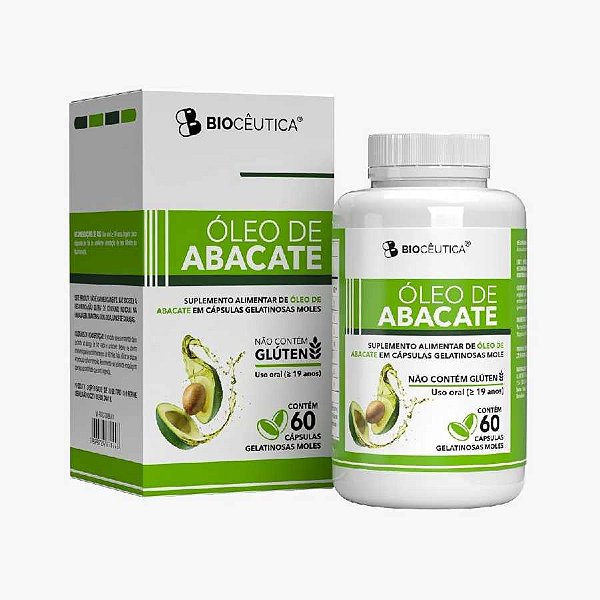 OLEO DE ABACATE 60 CAPS CX/12 - BIOCEUTICA