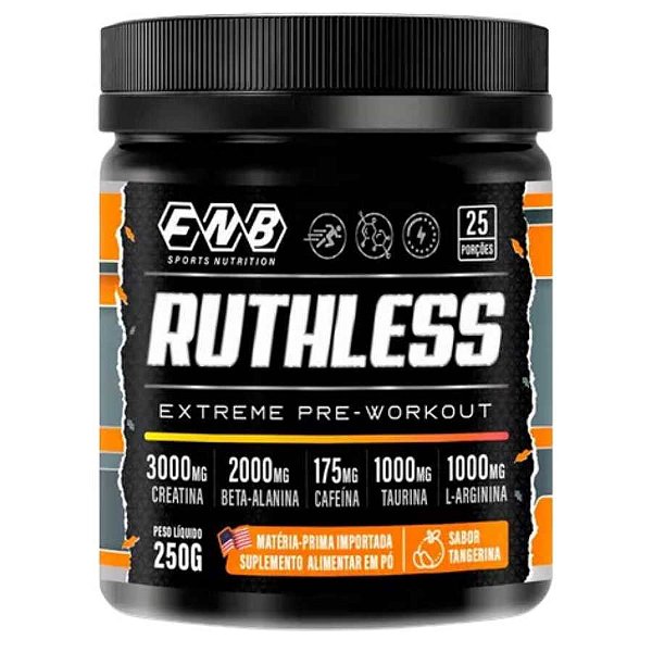 FNB RUTHLESS 250G (SABOR TANGERINA) CX/6 - FLORA NATIVA