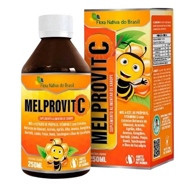 MELPROVIT C 250ML SUPLEMENTO DE XAROPE CX/24 - FLORA NATIVA