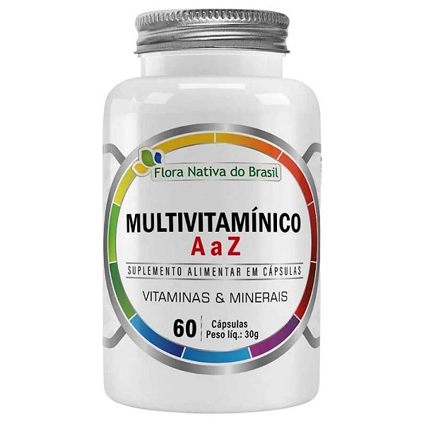 MULTIVITAMINICO AZ 500 MG 60 CAPS CX/15 - FLORA NATIVA