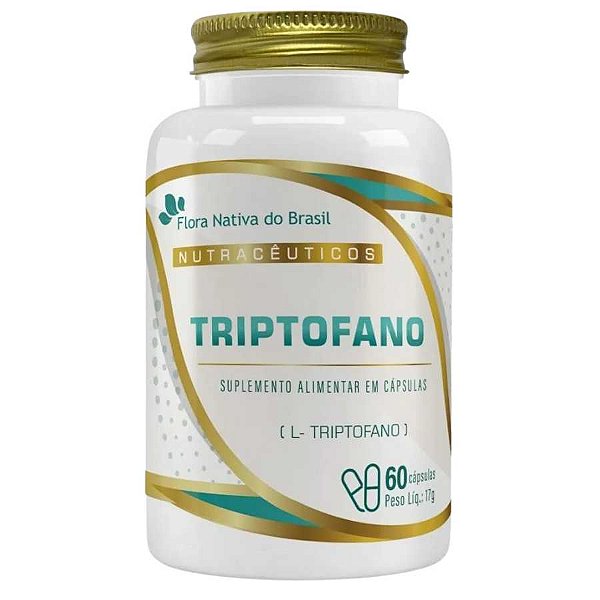 TRIPTOFANO 250MG 60 CAPS CX/15 - FLORA NATIVA