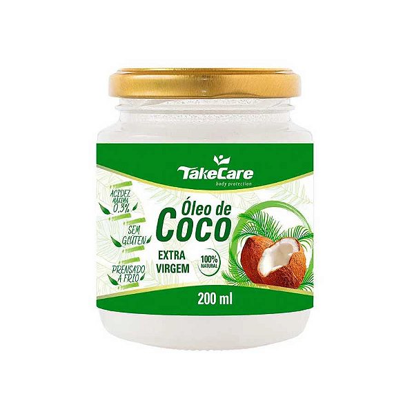 OLEO DE COCO EXTRA VIRGEM 200ML CX/25 - TAKE CARE