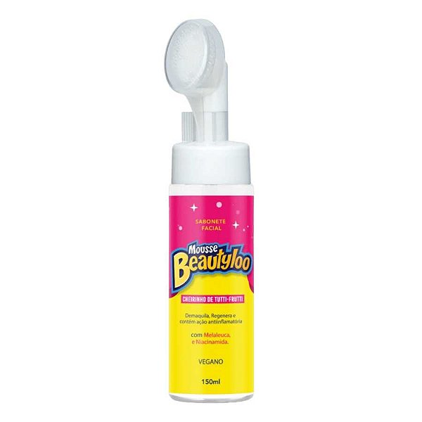 MOUSSE DE LIMPEZA BEAUTYLOO TUTTI-FRUTTI 150ML CX/24 - FACE BEAUTIFUL
