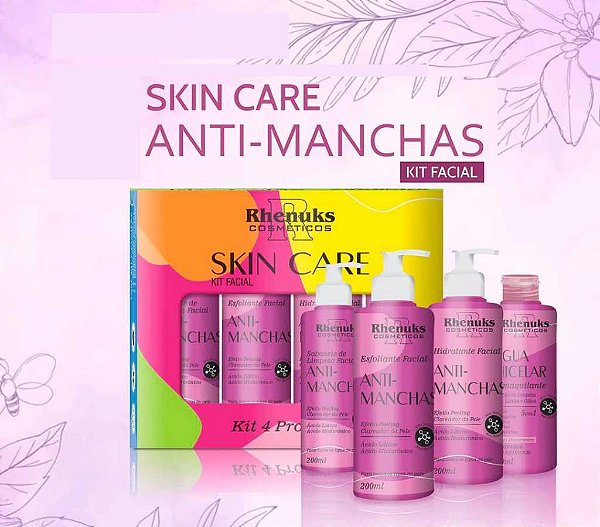 KIT SKIN CARE ANTI-MANCHAS - Lote: 09 Valid:20/10/2026 - RHENUKS