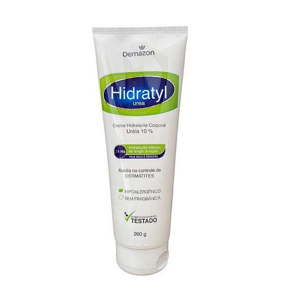 HIDRATYL CREME HID. CORPORAL UREIA 10% 200G CX/16 - DEMAZON