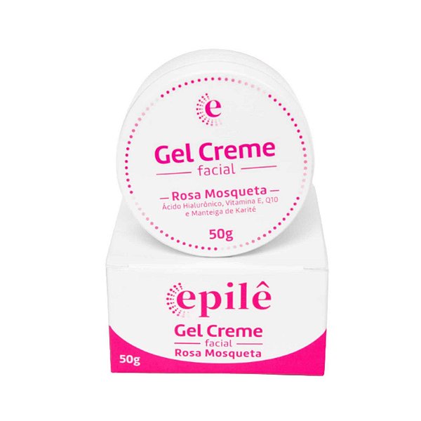 GEL CREME FACIAL ROSA MOSQUETA EPILÊ 50G CX/6 - RUGOL