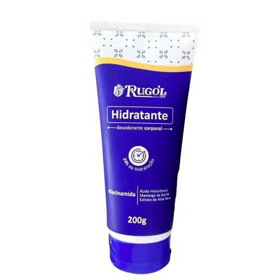 HIDRATANTE DESODORANTE CORPORAL RUGOL 200G CX/12 - RUGOL
