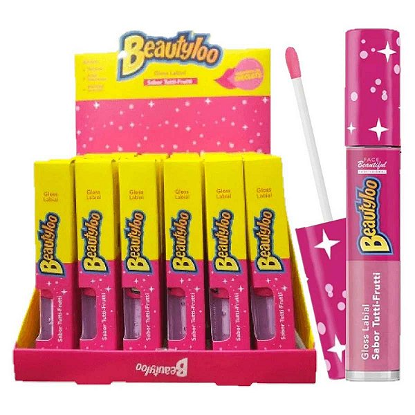 GLOSS LABIAL TUTTI FRUTTI BEAUTYLOO DP C/36 - FACE BEAUTIFUL