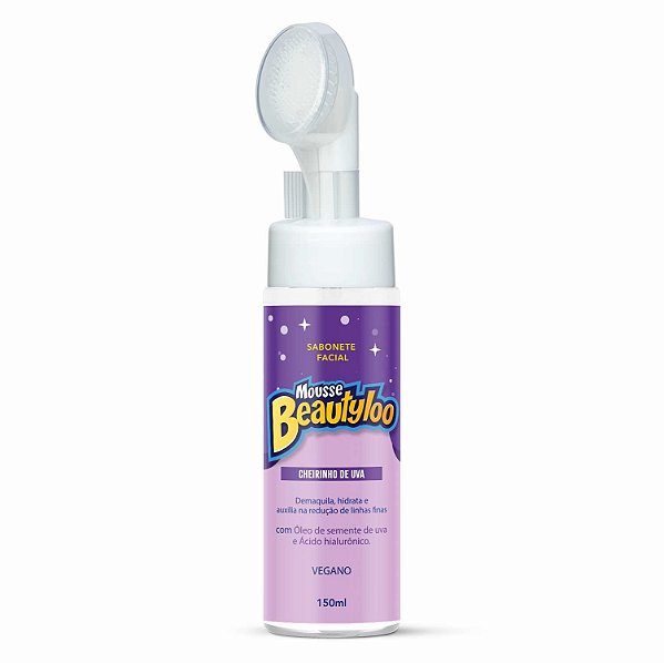 MOUSSE DE LIMPEZA BEAUTYLOO UVA 150ML CX C/ 24 - FACE BEAUTIFUL
