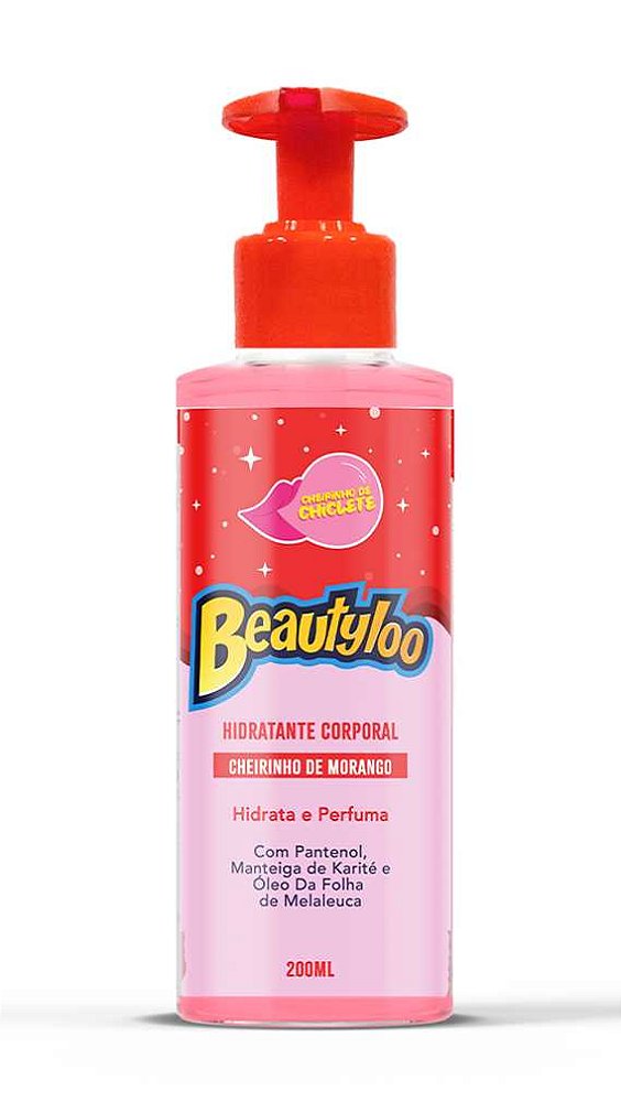 HIDRATANTE CORPORAL BEAUTYLOO MORANGO 200ML - FACE BEAUTIFUL