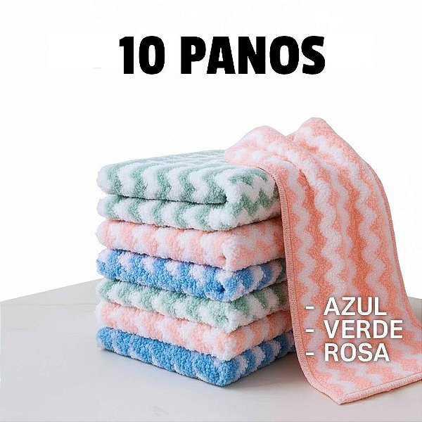 10 Panos Velo-Coral - 25x25cm MicroFibra
