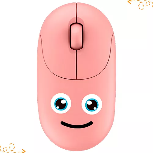 MOUSE EMOJI KIDS PINK WIRELESS