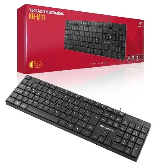 TECL USB MULT KB-M11BK PRETO C3T