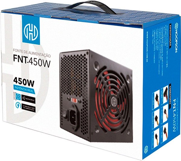 FONTE HOOPSON FNT-450W PRETA