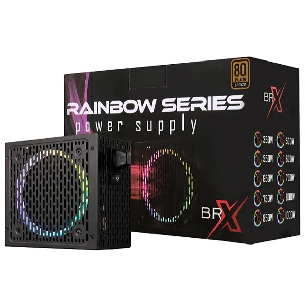 FONTE ATX 550W AUTOMATICA RGB BRX 80 PLUS