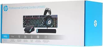 KIT GAMER PRO 4 EM 1 GM3000 PRETO HP