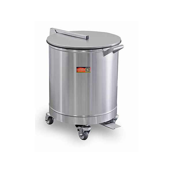 Carro de Detritos em Aço Inox 80 Litros
