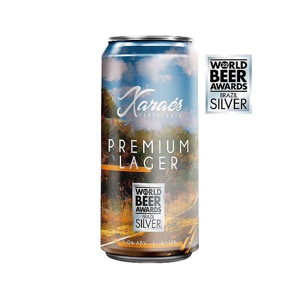 Xaraés Premium Lager Lata 473ml