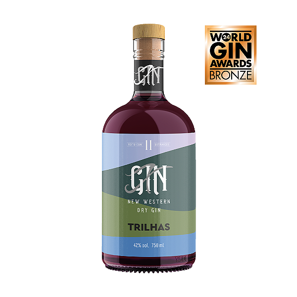 XGin Trilhas 750ml Estilo New Western Dry Gin