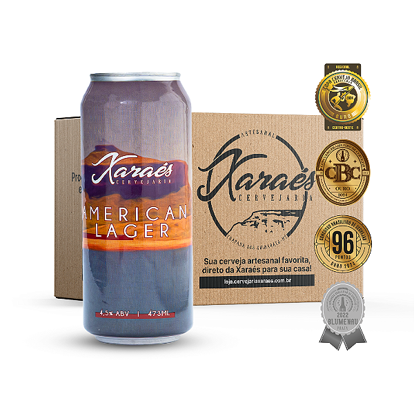 Pack Xaraés American Lager 473ml 6 un