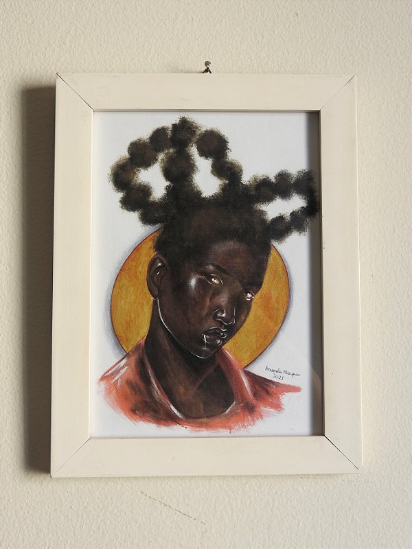 Alika - Print da obra original com moldura