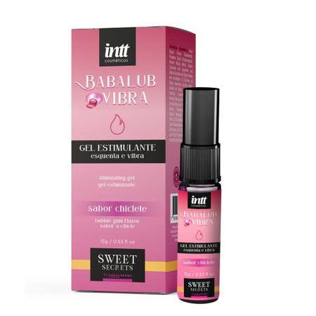 Babalub Vibra Excitante Que Esquenta E Vibra 15g Linha Sweet Secrets Intt