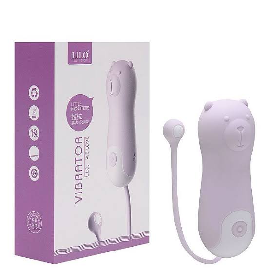 Vibrador Ursinho 10 Vibrações Recarregável