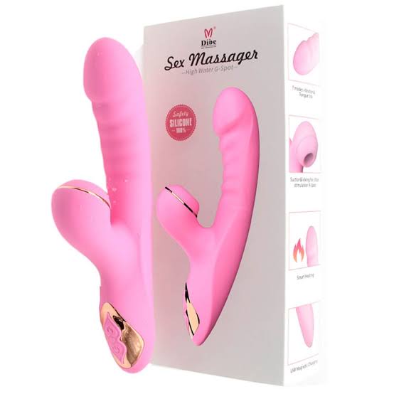 Vibrador Com Estimulador De Clitóris Dibe Sara